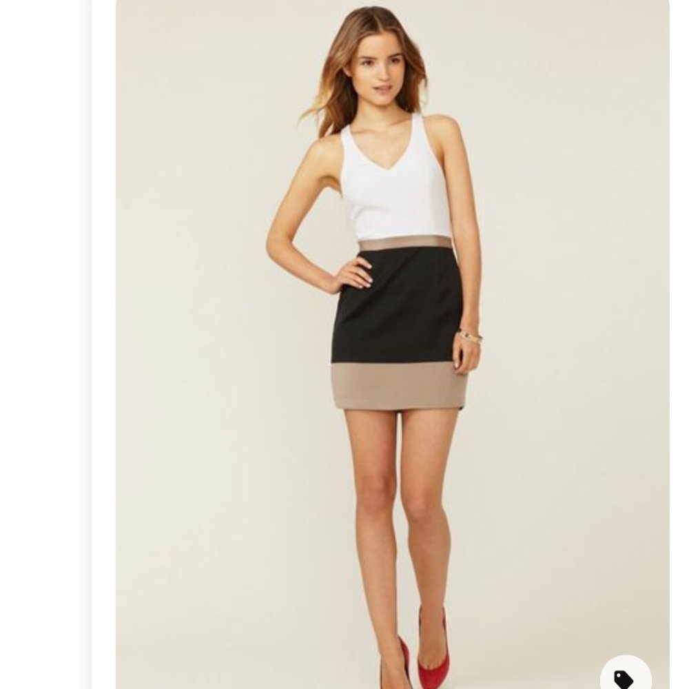Silk Jay Godfrey Racerback colorblock dress, 4